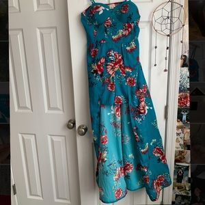 Band of gypsies dress with shorts and open front